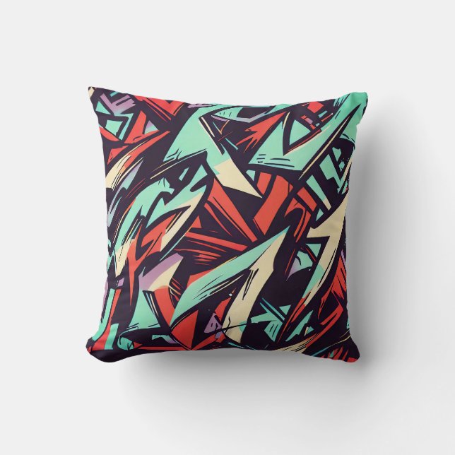 Coussin Graffiti moderne (Recto)