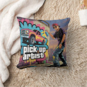 Coussin Graffiti urbain et artiste de collecte (Couverture)