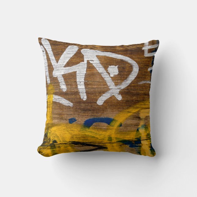 Coussin Graffity Holz - la madera de la pintada - Graffiti (Recto)