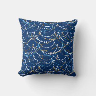 Coussin Grain de Noël : motif festif sans soudure