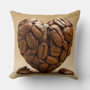 Coussin Grains de café