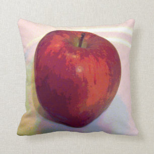 Coussin Grand Apple rouge
