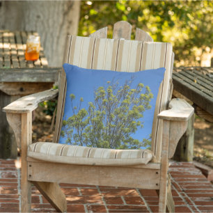 Coussin Grand Ash Tree Dans La Belle Photo Ciel Bleu