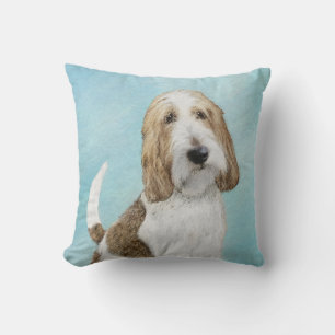 Coussin Grand Basset Griffon Vendeen - Art Chien original