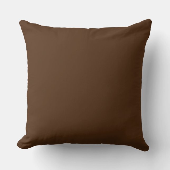 Coussin Grand Brown foncé riche (Recto)