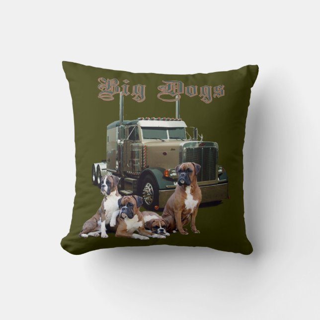 Coussin Grand carreau de chiens (Recto)
