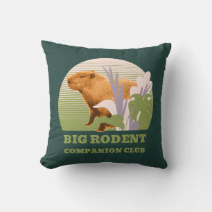 Coussin Grand Club de Compagnons Rongeurs Capybara
