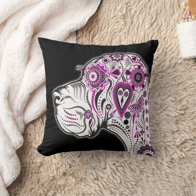 Coussin Grand Danois à la mexicaine  (Couverture)