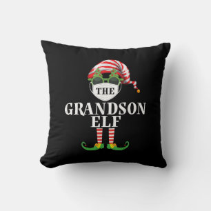 Coussin Grand-fils Elf à l'approche de Noël