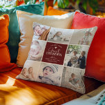 Coussin GRAND GRANDPA 'le plus aimé' Photo Collage<br><div class="desc">Célébrez l'amour entre un Grand-Père et son Grand-Enfant avec un coussin de collage photo magnifiquement conçu et personnalisable. Avec une disposition carré épurée,  ce cadeau permet au Grand Grand Papi d'être immortalisé d'une manière chaleureuse que toute la famille chérira sûrement. Prenez la main sur ce chef-d'oeuvre personnalisé aujourd'hui !</div>