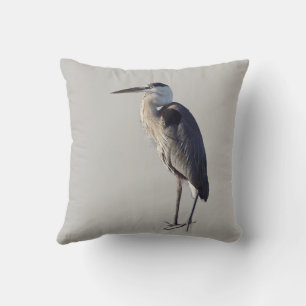 Coussin Grand héron bleu