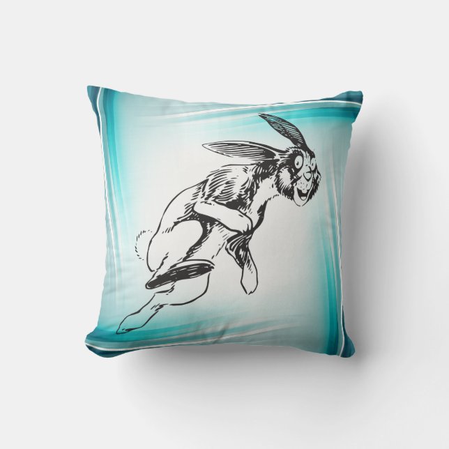 Coussin Grand Lapin Jack Rabbit  (Recto)