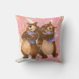 Coussin Grand Mama et Papa Bear Thlow
