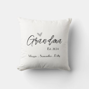 Coussin Grand-mère établi Personnalisé Élégant