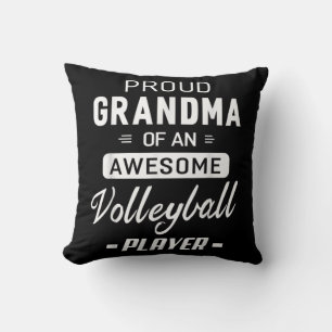 Coussin Grand-Mère Fière D'Un Joueur De Volley-Ball Magnif