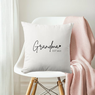 Coussin Grand-mère minimaliste EST   Nouveau cadeau de gra