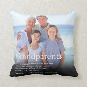 Coussin Grand-parents moderne amusant Définition Photo