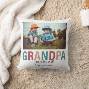 Coussin Grand-père Vous êtes la meilleure photo personnali