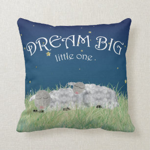 Coussin Grand petit un art mignon rêveur de crèche