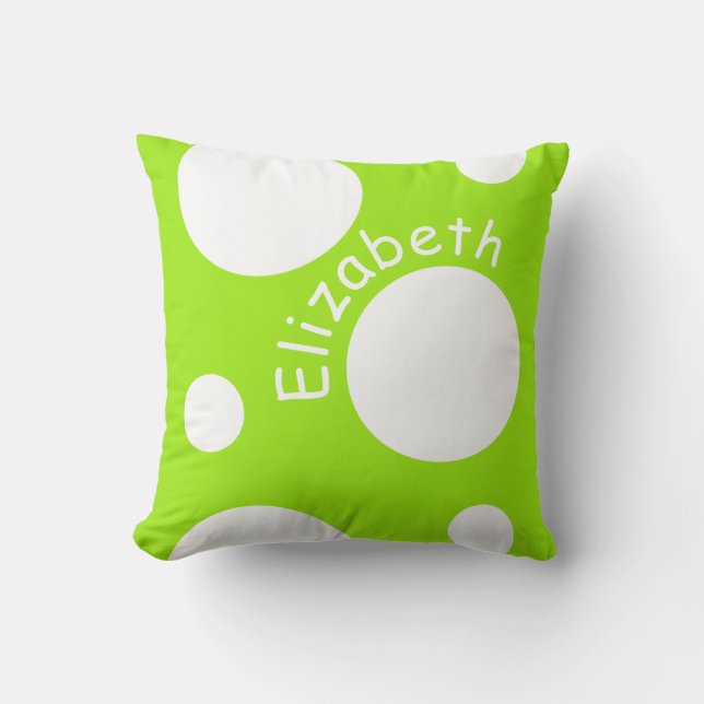 Coussin Grand pois blanc (Recto)
