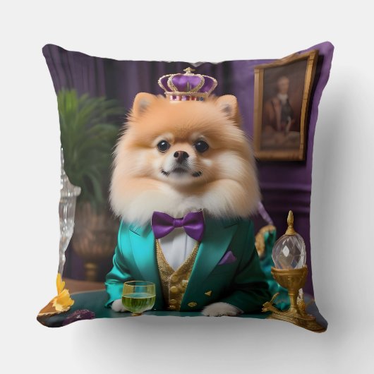 Coussin Grand Puppy Earl Montague Snootsley Vintage Classi (Recto)