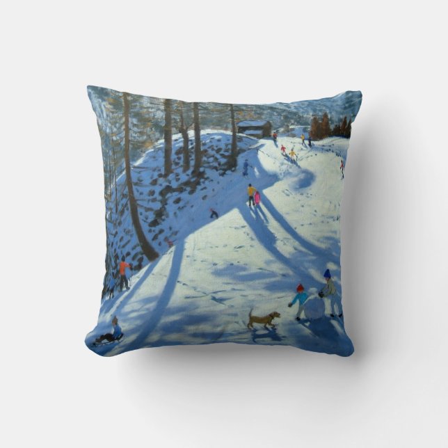 Coussin Grand Snowball Zermatt (Recto)
