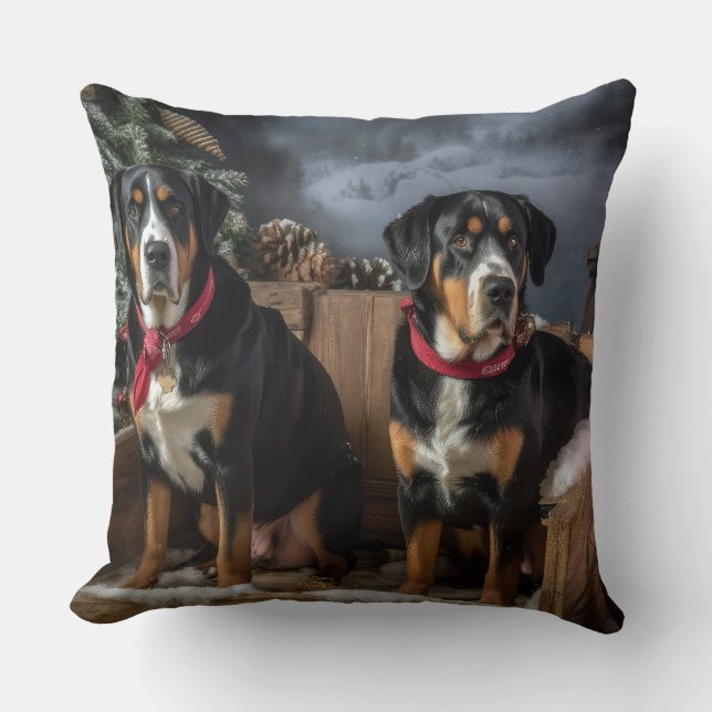 Coussin Grand Suisse neige neige neige neige neige neige N (Recto)