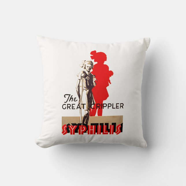 Coussin Grand syphilis de ~ de Crippler (Recto)