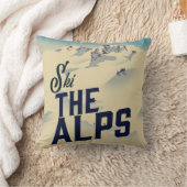 Coussin Grand Tasse à Café Ski The Alps (Couverture)