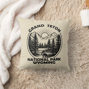 Coussin Grand Teton Parc National du Wyoming