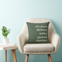 Grandchildren Names Green Modern tendance Cadeau C