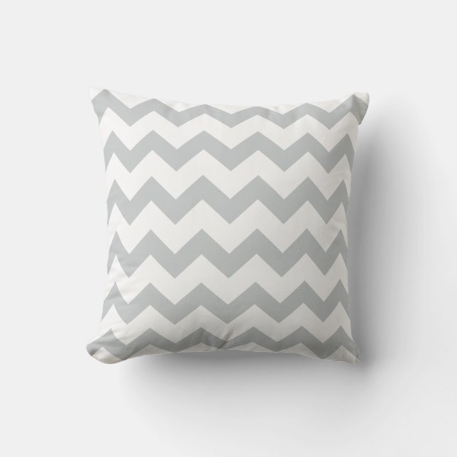 Coussin Grande Chevron coutume de motif de zigzag de (Recto)