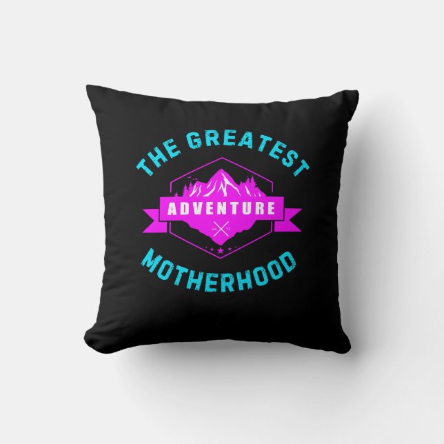 Coussin Grande maternité aventure (Recto)