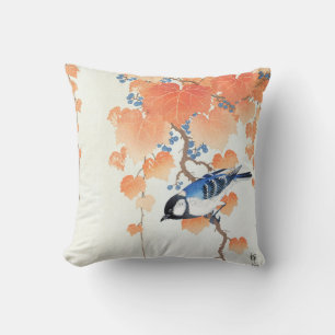 Coussin Grande mésange à paulownia branche - Ohara Koson -
