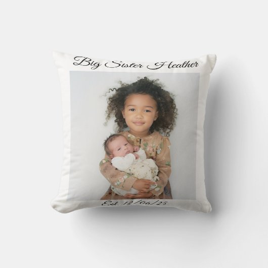 Coussin Grande soeur (Recto)