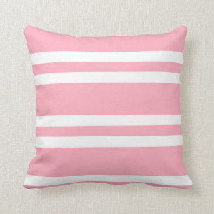 Coussin Grandes roses roses et blanches