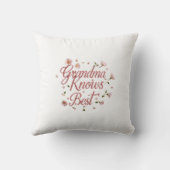 Coussin Grandma Florale Affectueuse Conception (Verso)