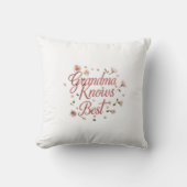 Coussin Grandma Florale Affectueuse Conception (Recto)