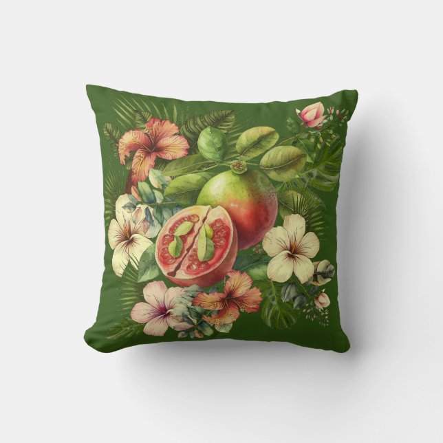 Coussin Grandma Manuela's Guavas (Recto)