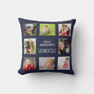 Coussin GRANDS-PARENTS Photo Collage Petits-enfants CITER