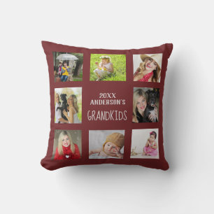 Coussin GRANDS-PARENTS Photo Collage Petits-enfants CITER
