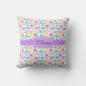 Coussin Grands points colorés (Recto)