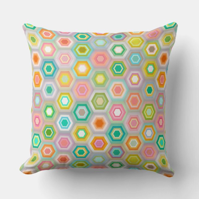 Coussin granny pastel (Recto)