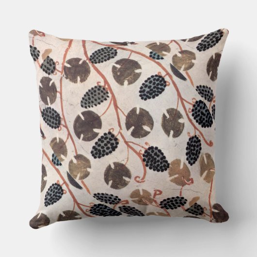 COUSSIN GRAPES ET VIGNES DE CÉRÉALES ÉGYPTIENNES ANCIENNES (Verso)