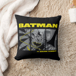 Coussin Graphique à écran tridimensionnel Batman Comic