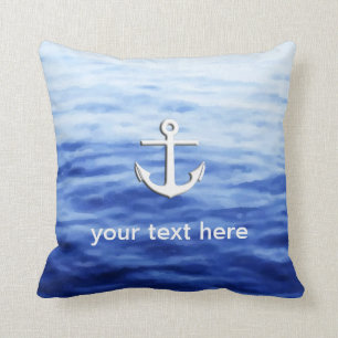 Coussin Graphique d'Ancre à personnaliser
