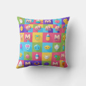 Coussin Graphique de croissance Pastel Cloud "De la bosse (Verso)