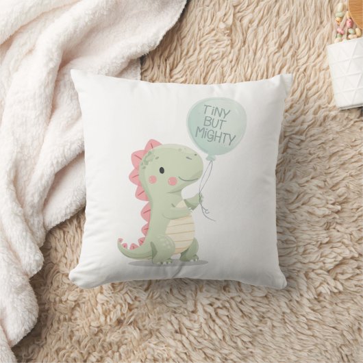 Coussin Graphique de dinosaure drôle et motivant (Couverture)
