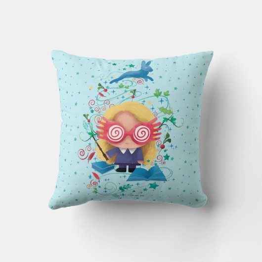 Coussin Graphique de Harry Potter | Luna Lovegood (Verso)