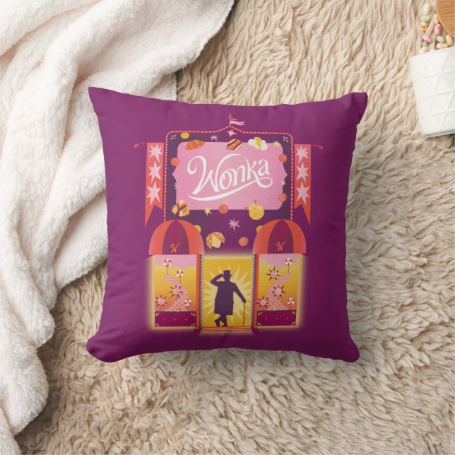 Coussin Graphique de la boutique Wonka Candy (Couverture)
